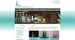 Desktop Screenshot of k-glassbottle.com