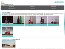 Tablet Screenshot of k-glassbottle.com